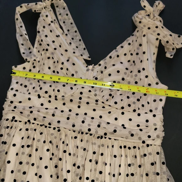 Dorothy Perkins Polka Dot Maxi Dress 10 - Picture 11 of 13